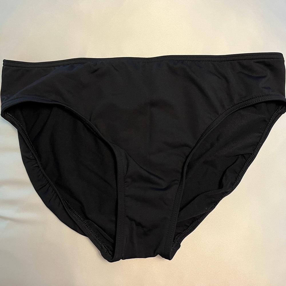 Lands’ End black bikini bottoms